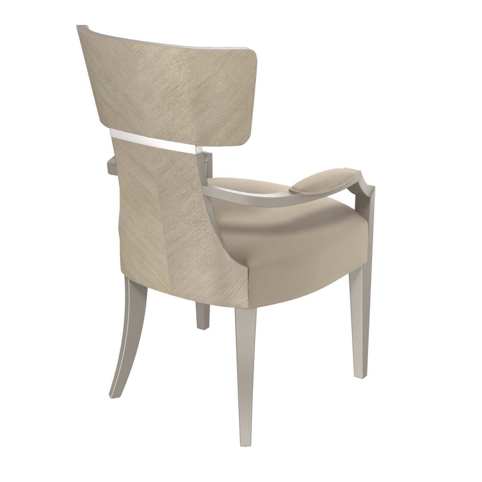 Michael Amini AICO LANTERNA rectangular dining table and chairs 3D model_8