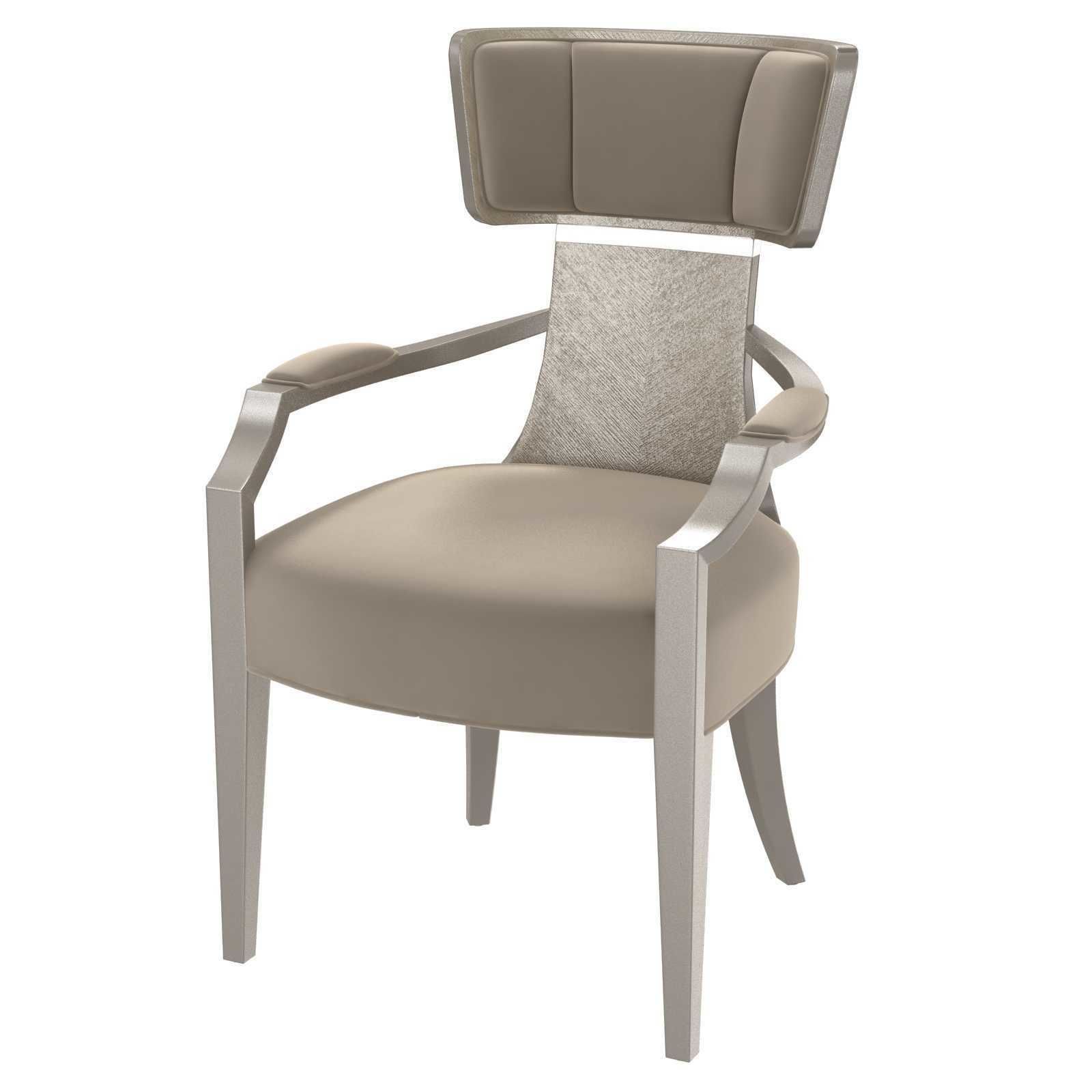 Michael Amini AICO LANTERNA rectangular dining table and chairs 3D model_9