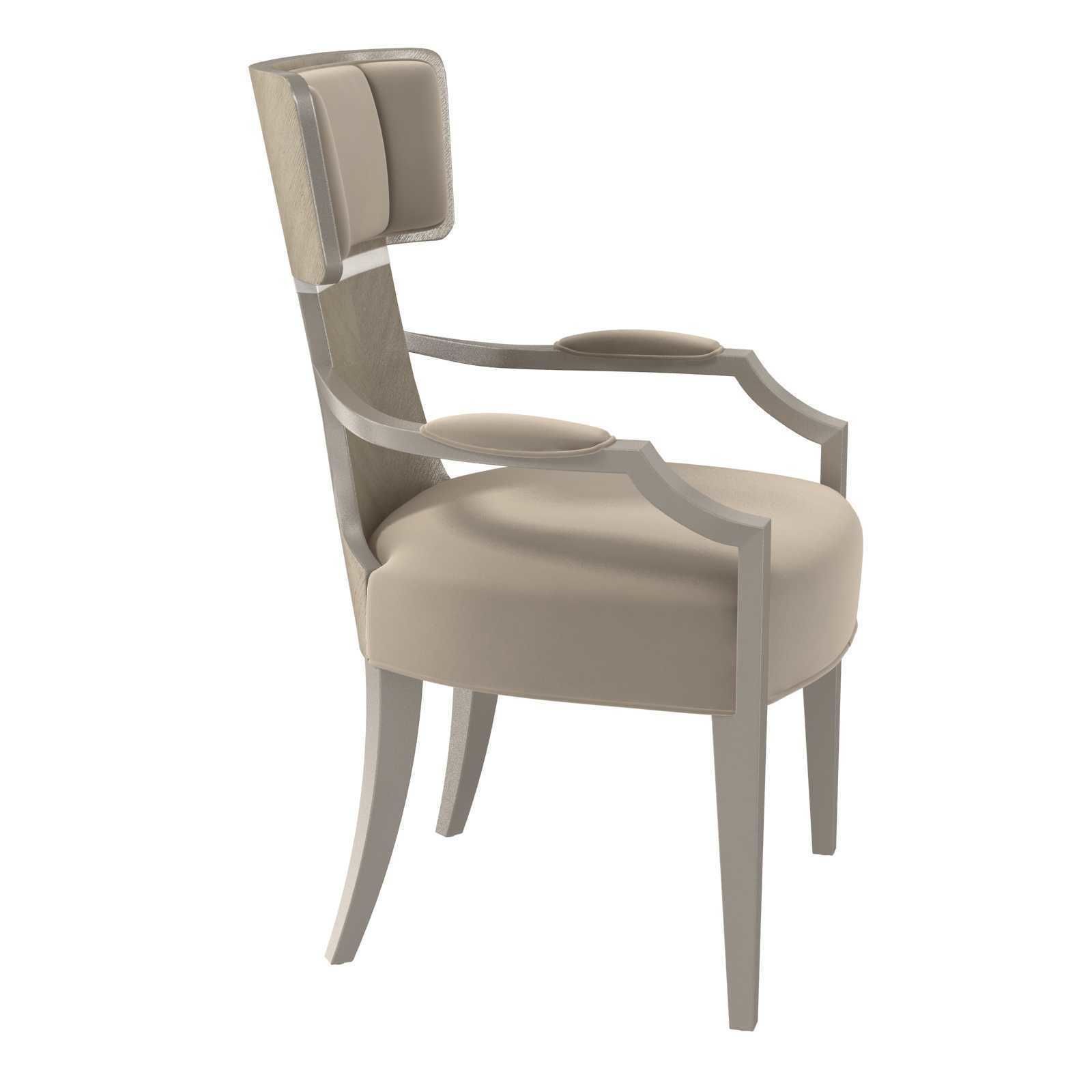 Michael Amini AICO LANTERNA rectangular dining table and chairs 3D model_10