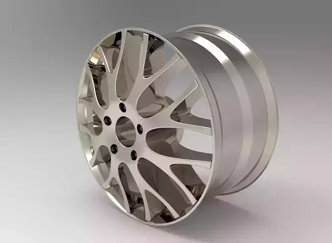 Wheel Rim 3D model 3D print model