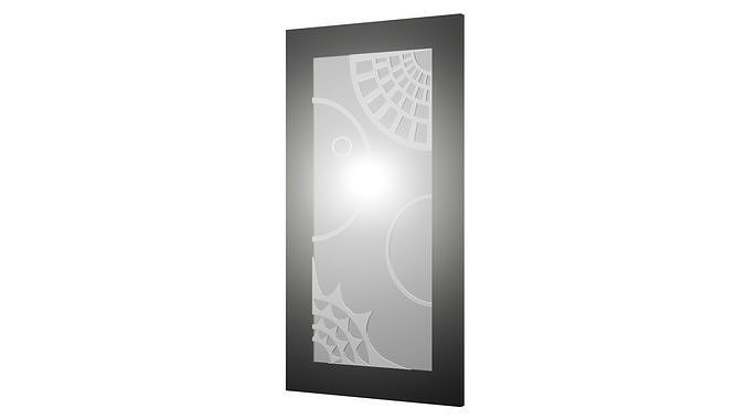 Door Security Screen SunMoon 3D model