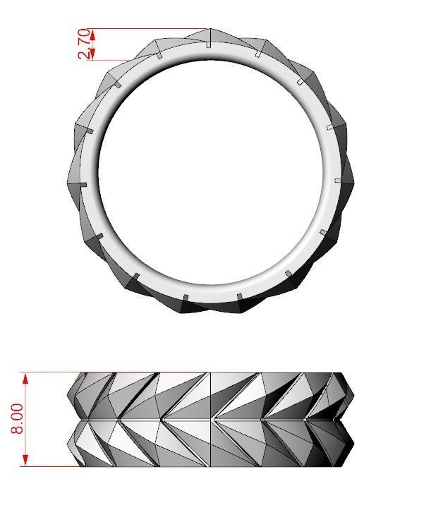 Stylish brutal ring 636 3D print model_13