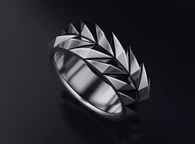 Stylish brutal ring 636