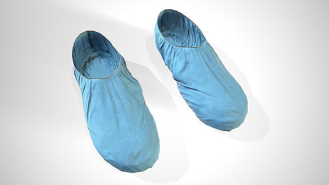 Disposable Shoe Cover Low-poly 3D model