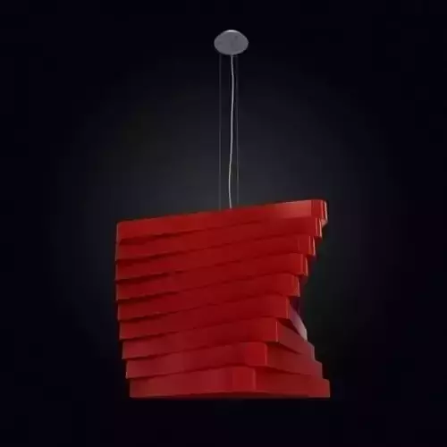 Red Ceiling Lamp