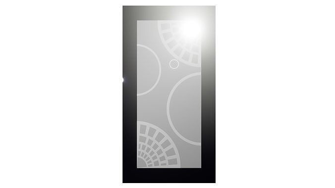 Door Security Screen two Moons 3D model