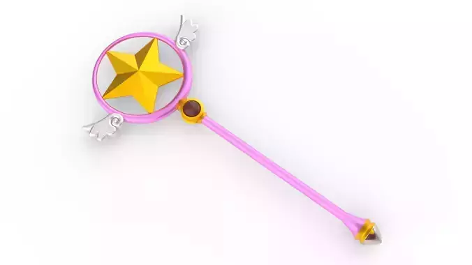 Cardcaptor Sakura Sealing Wand Star Form 3D print model
