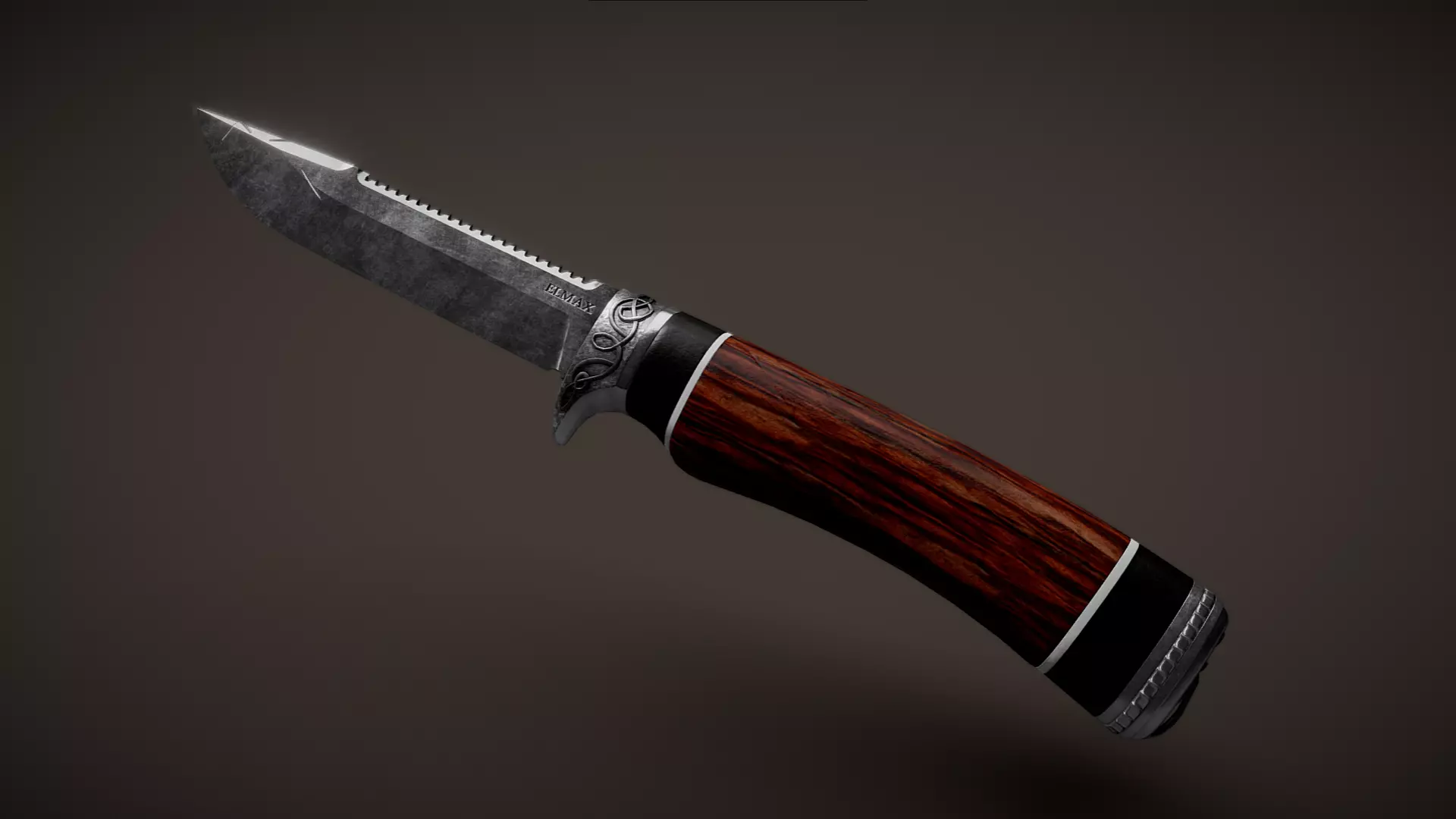 Hunter Knife Free low-poly 3D model