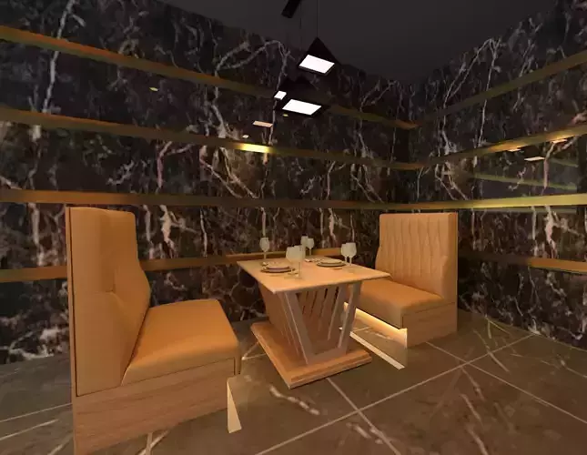 RESTURANT TABLE AND SOFA