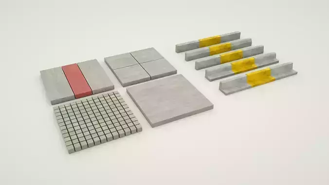 Street Pack 01 - Curbs and Sidewalks