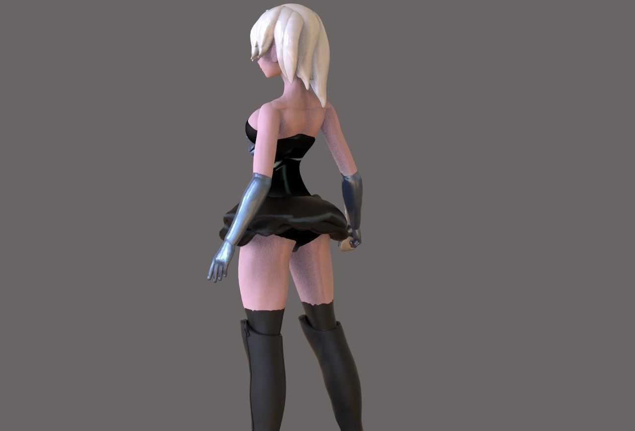 Fantasy Girl 3D print model_1