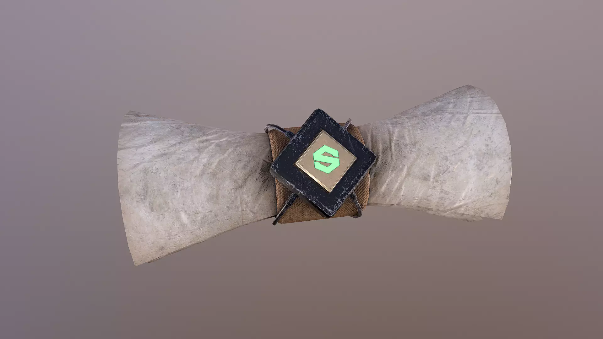 Scroll cup in sky Free low-poly 3D model