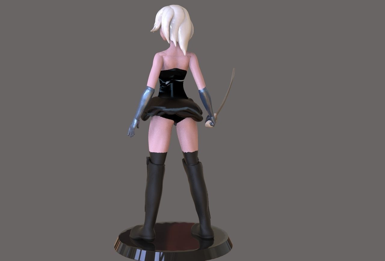 Fantasy Girl 3D model_2