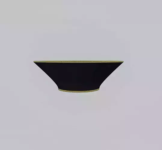 Black Bowl 3D Model