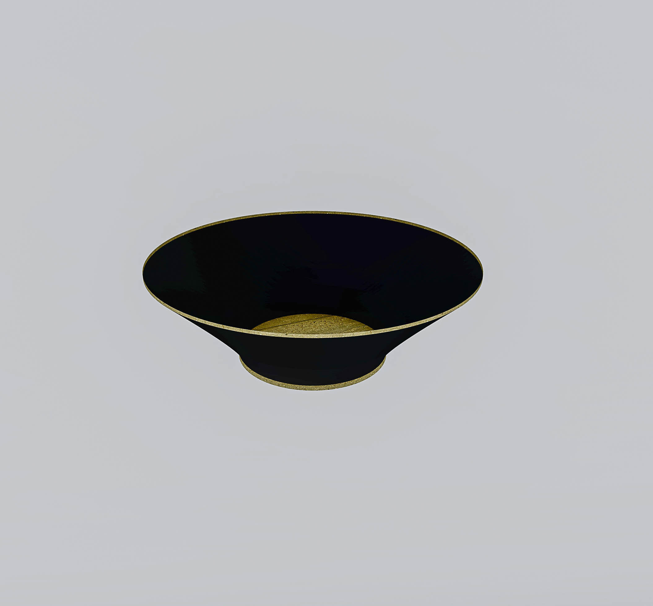 Black Bowl 3D Model Low-poly 3D model_4