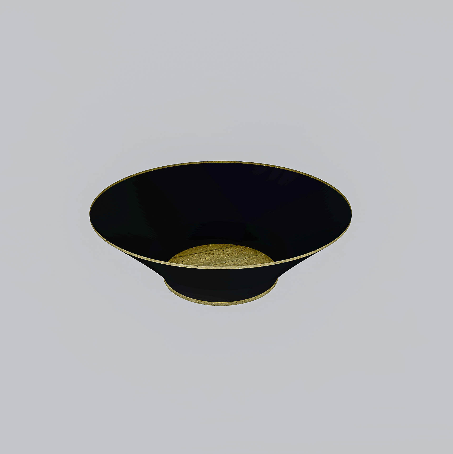 Black Bowl 3D Model Low-poly 3D model_5