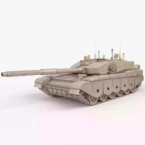 Tank China Type ZTZ 99A MTB Clay Vray  3D model