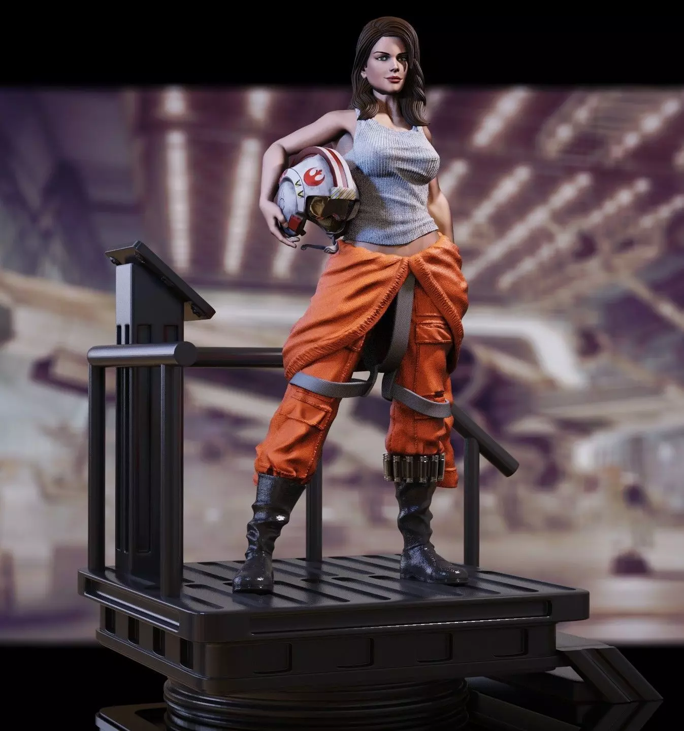 Rebel Pilot - Star Wars 3D print model_0