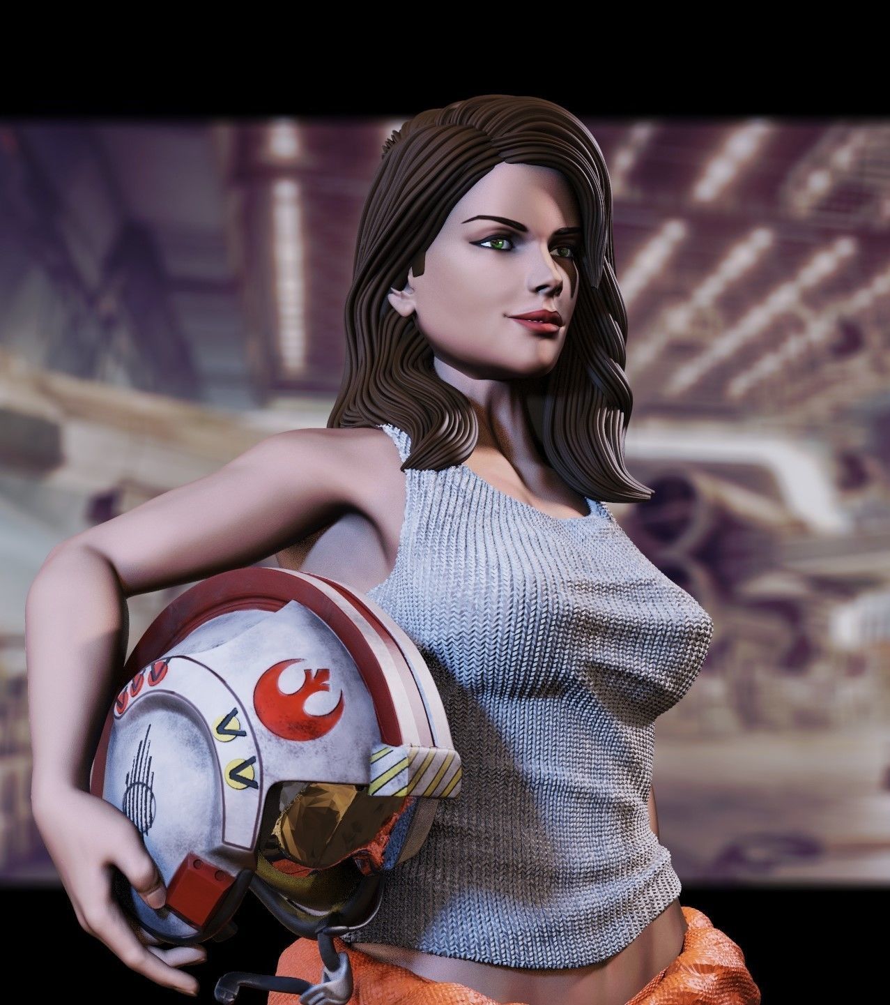 Rebel Pilot - Star Wars 3D print model_1