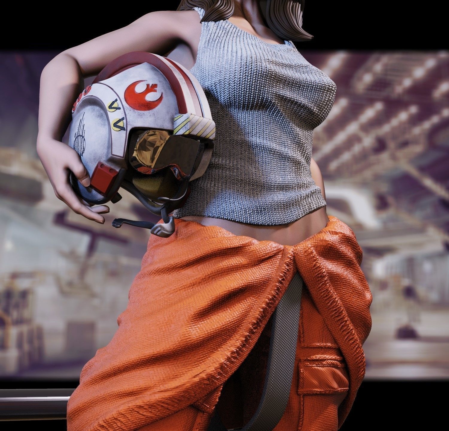 Rebel Pilot - Star Wars 3D print model_2