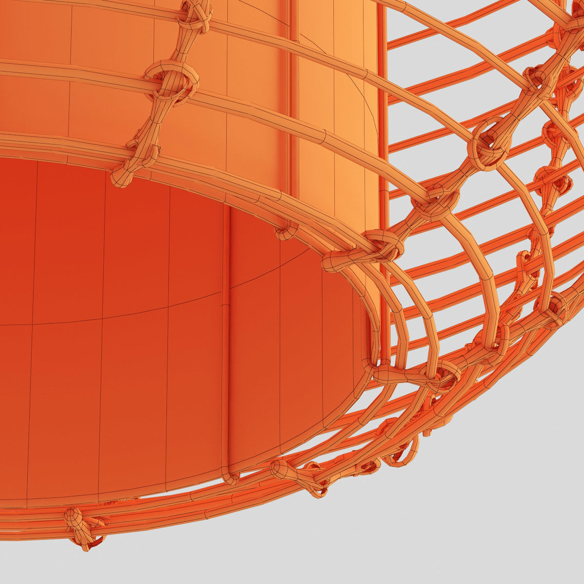 Lamp wicker branch rattan jug 3D model_16