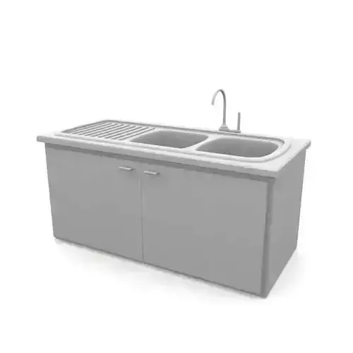 Kitchen Sink With Storage