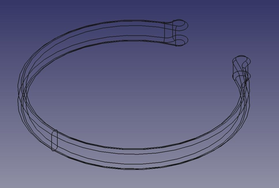 Bike pants clip 3D print model_5