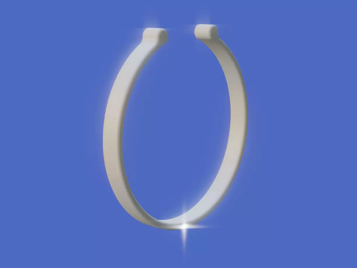 Bike pants clip 3D print model_0