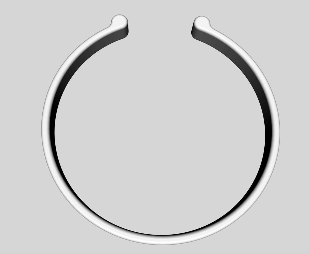 Bike pants clip 3D print model_2