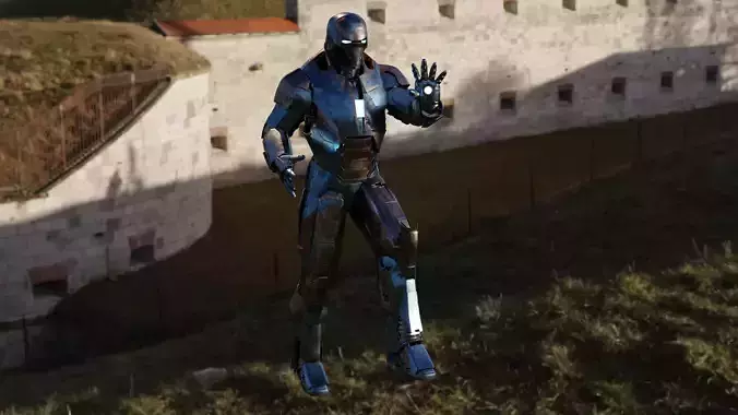Ironman Mark 40 3D Model Stealthmode