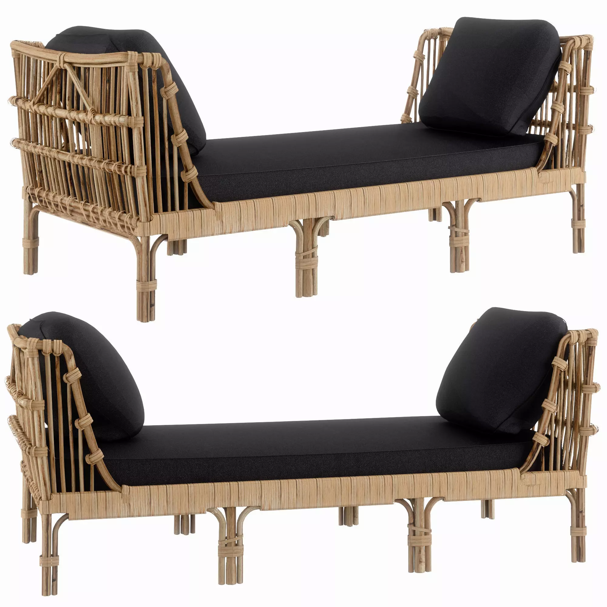 SOL sofa Low-poly 3D model_0