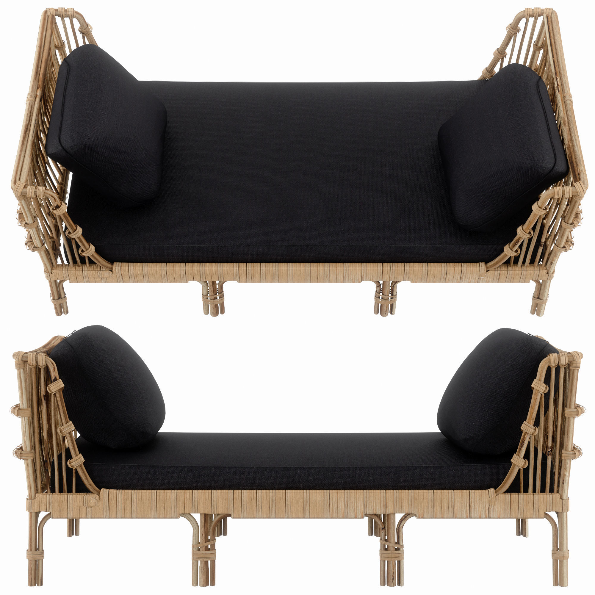 SOL sofa Low-poly 3D model_5