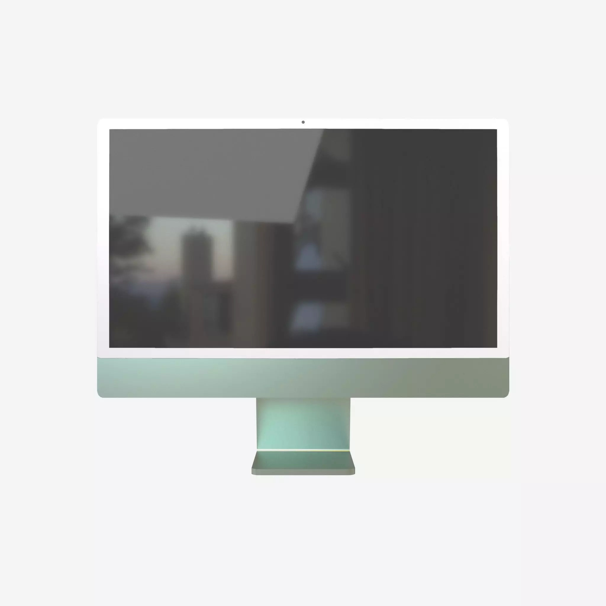 Apple imac 2021 v1 001 Low-poly 3D model