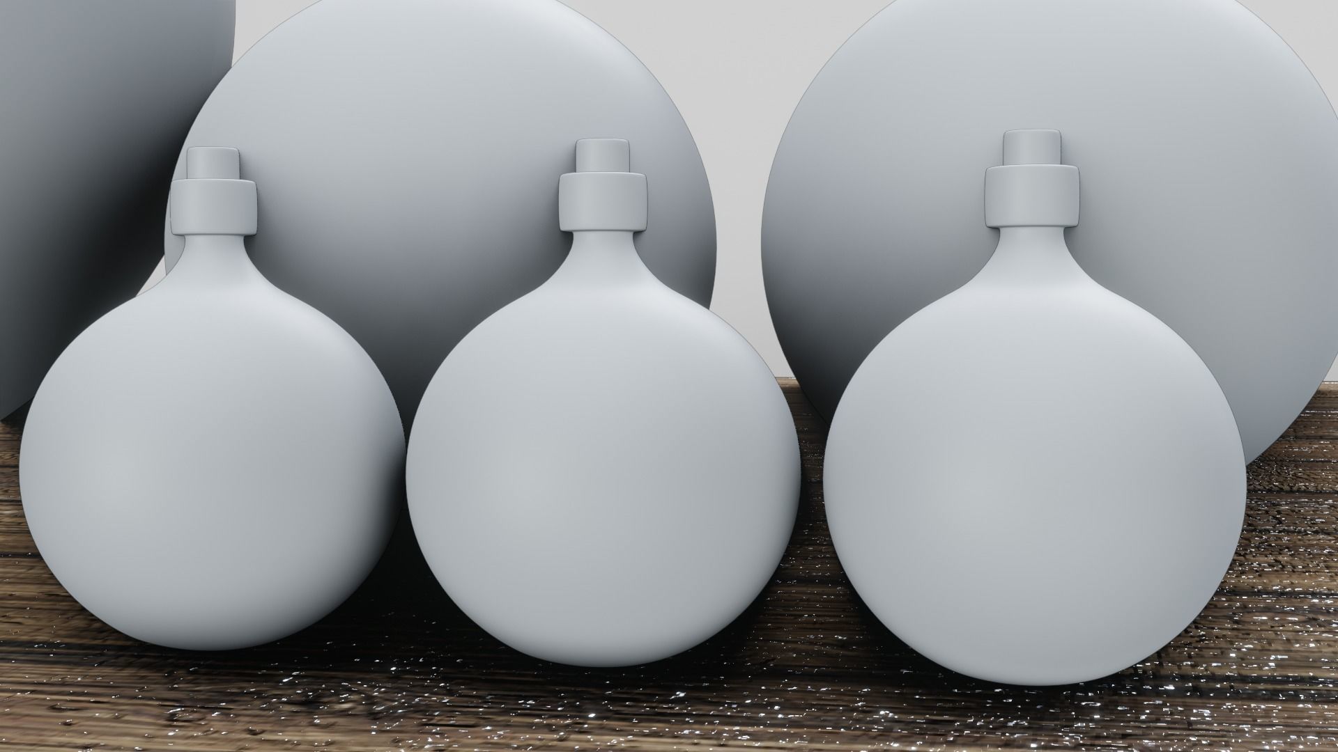 Alchemist jars Low-poly 3D model_1