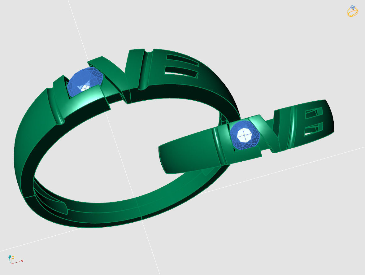 WEDDING RING 3D print model_1