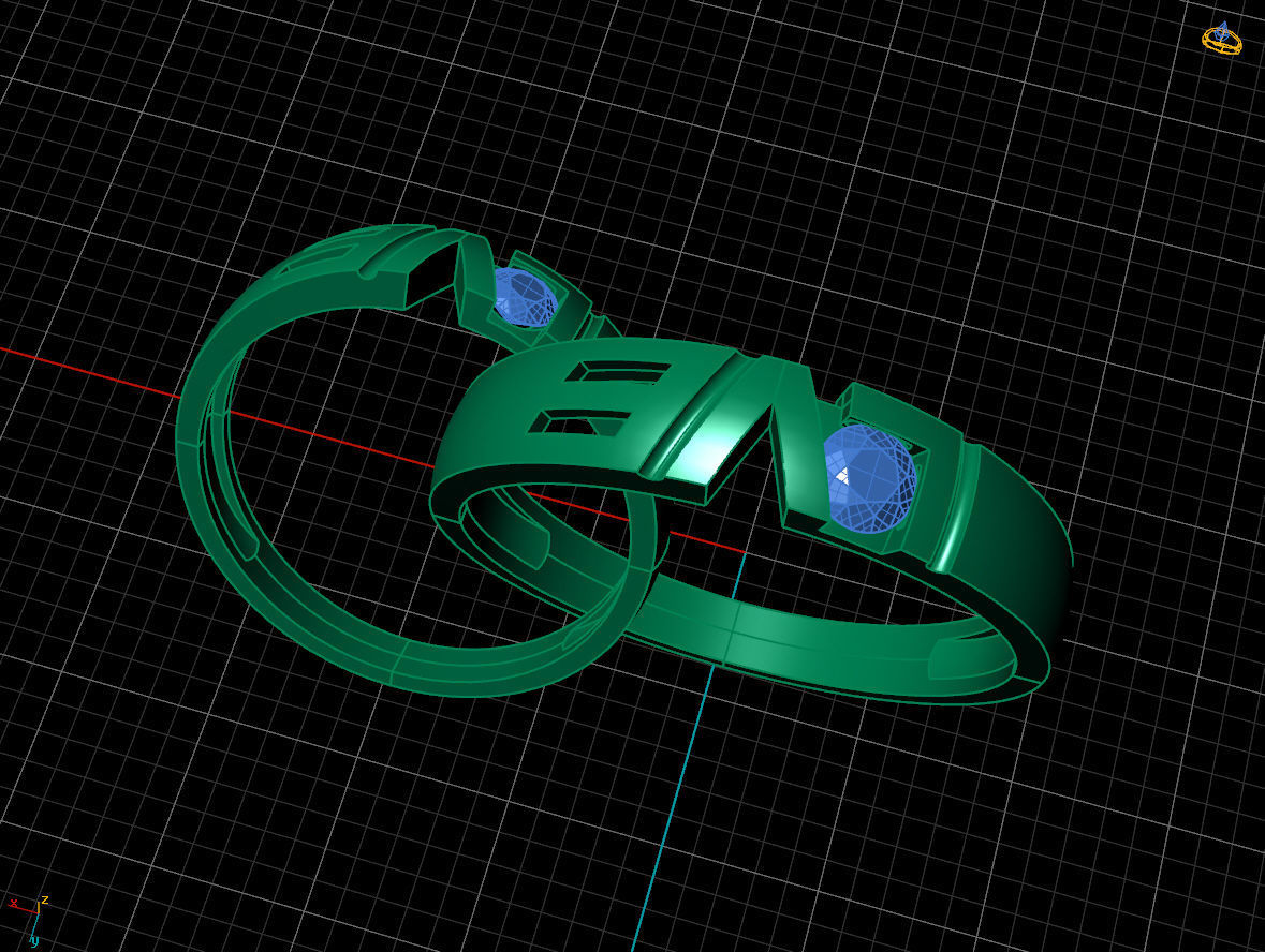 WEDDING RING 3D print model_2