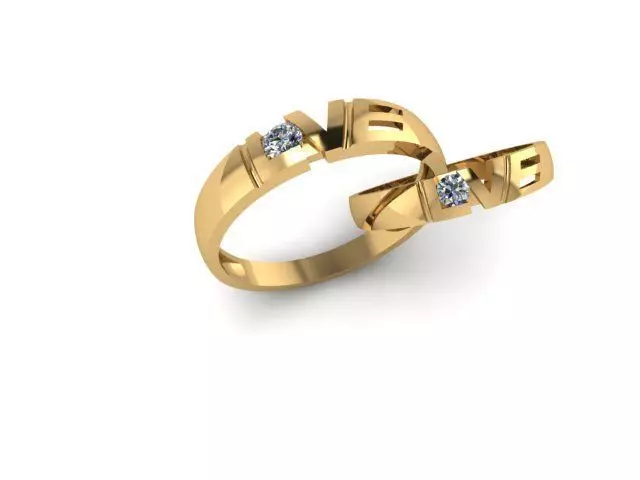 WEDDING RING 3D print model_0