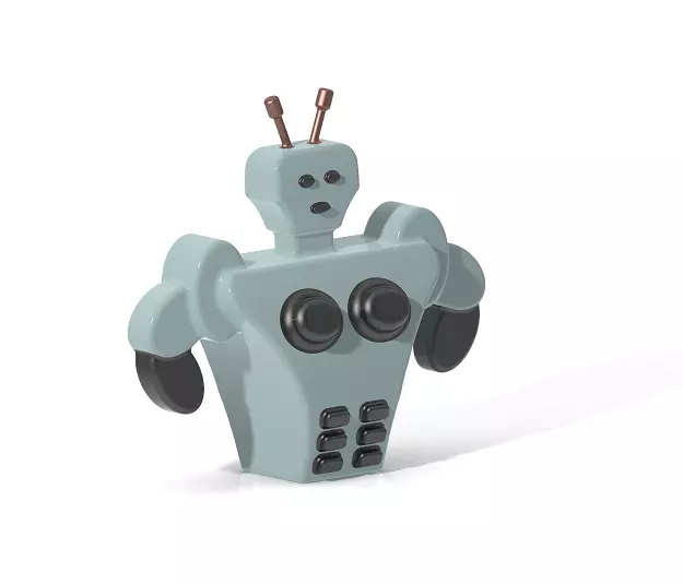 Human Robot Six Pack 3D print model_0