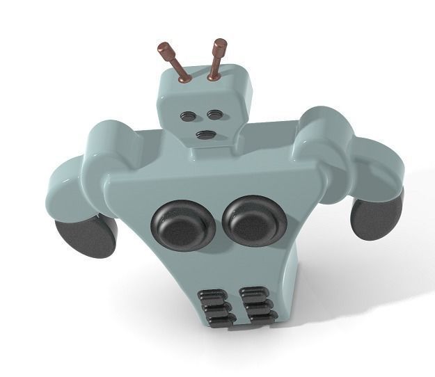 Human Robot Six Pack 3D print model_3