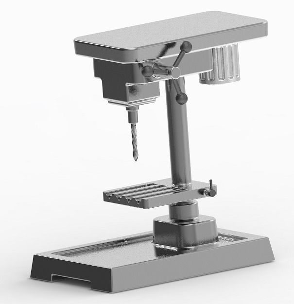 Stylish Drilling Machine 3D print model_1