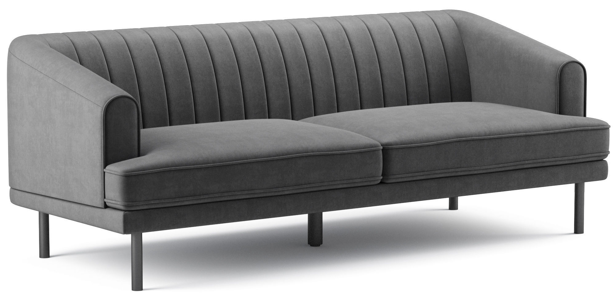 Rory Velvet Sofa Meridian Furniture 3D model_2
