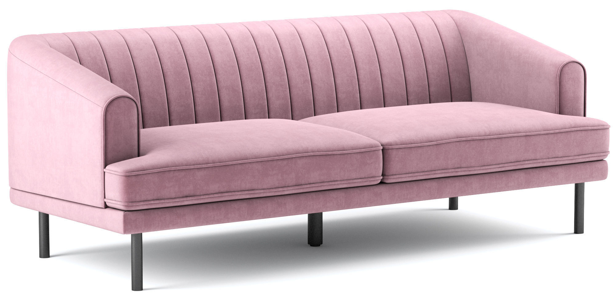 Rory Velvet Sofa Meridian Furniture 3D model_6