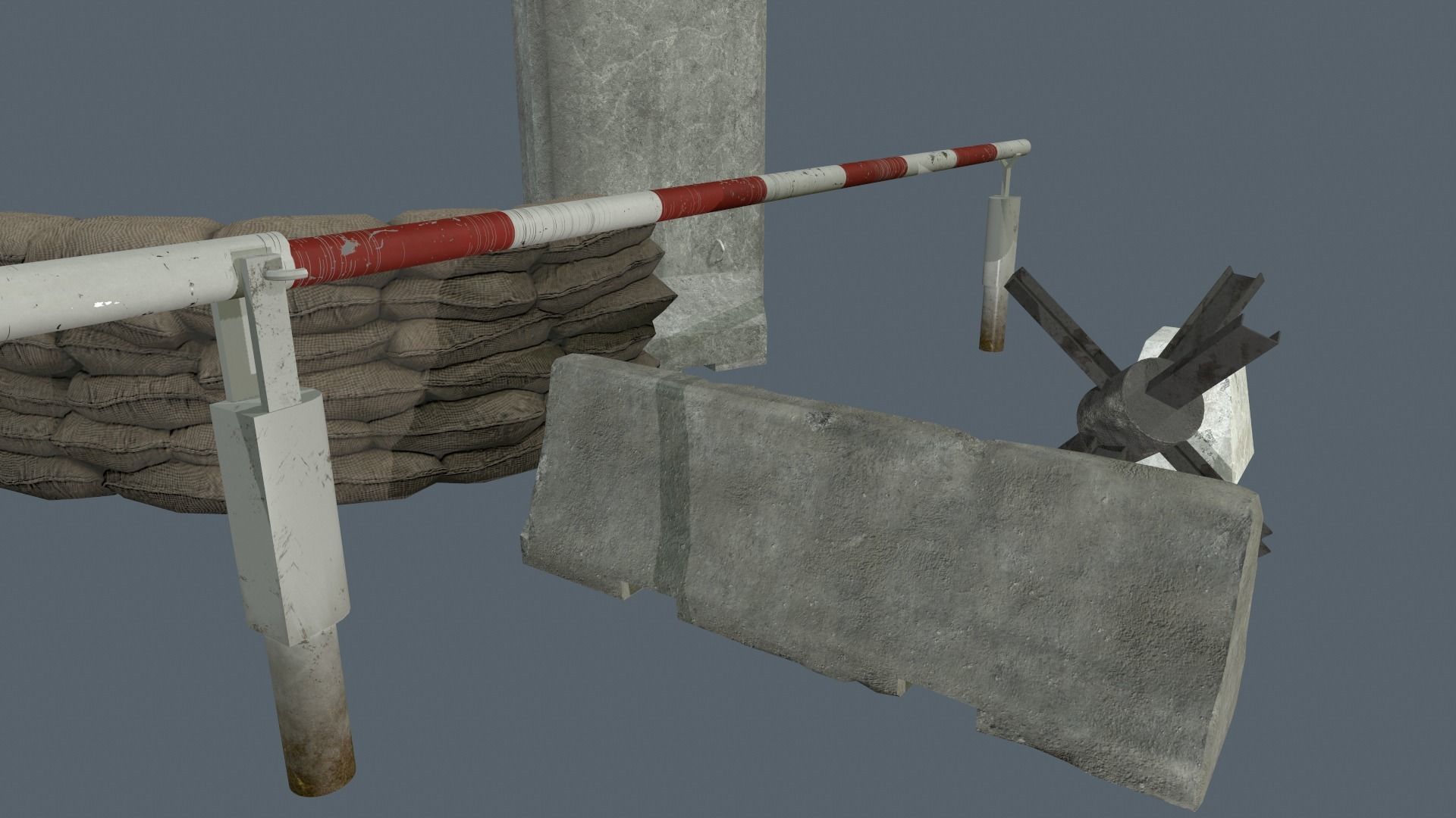 Small military camp pack UE4 FILES  Low-poly 3D model_17