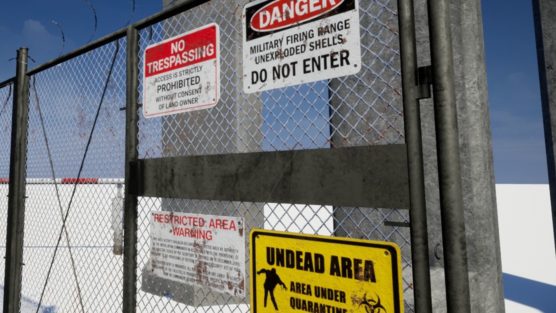 Small military camp pack UE4 FILES  Low-poly 3D model_4