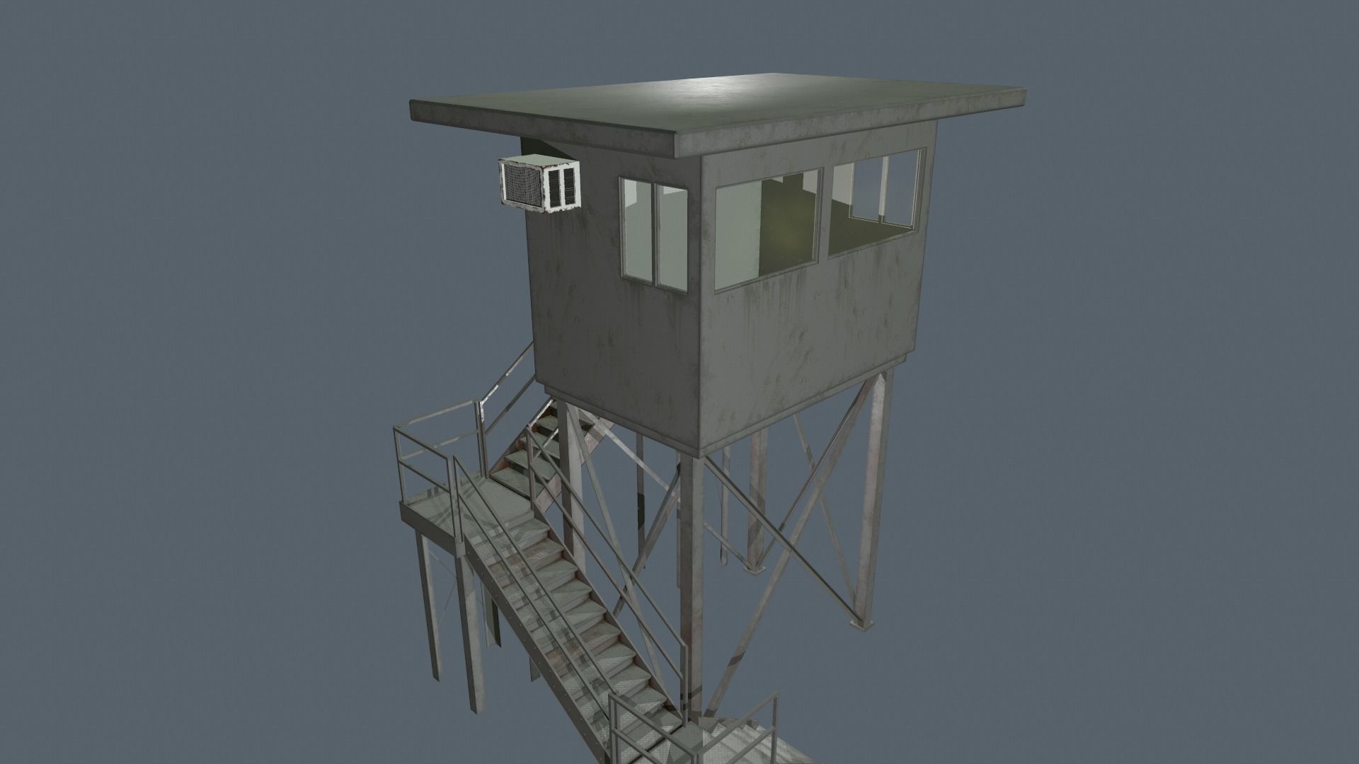 Small military camp pack UE4 FILES  Low-poly 3D model_20