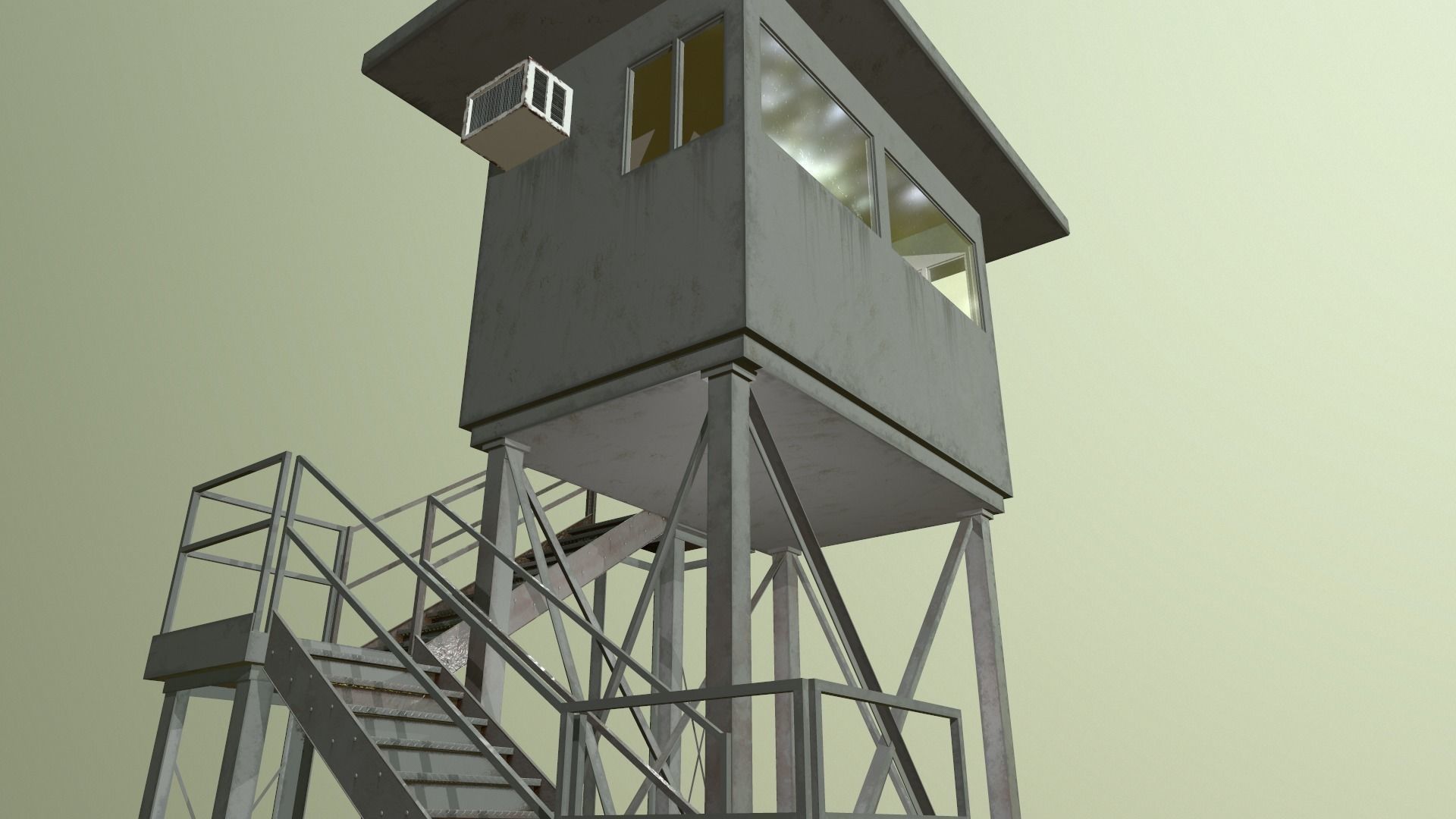 Small military camp pack UE4 FILES  Low-poly 3D model_15