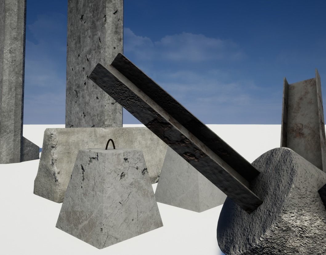 Small military camp pack UE4 FILES  Low-poly 3D model_32