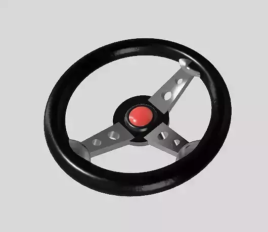 RC Car Drift Racing Steering Wheel 1 10 Accesories 3D print model