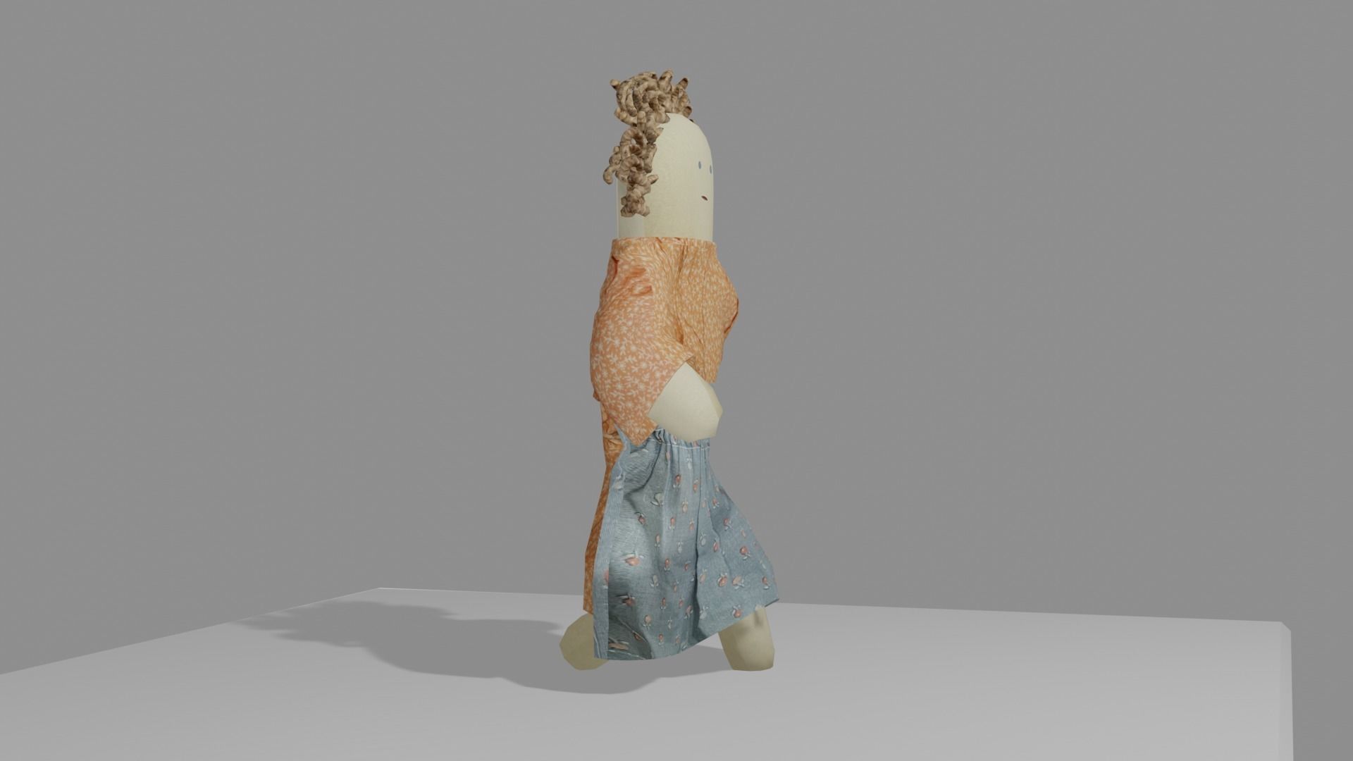 3D model Rag Doll VR / AR / low-poly | CGTrader