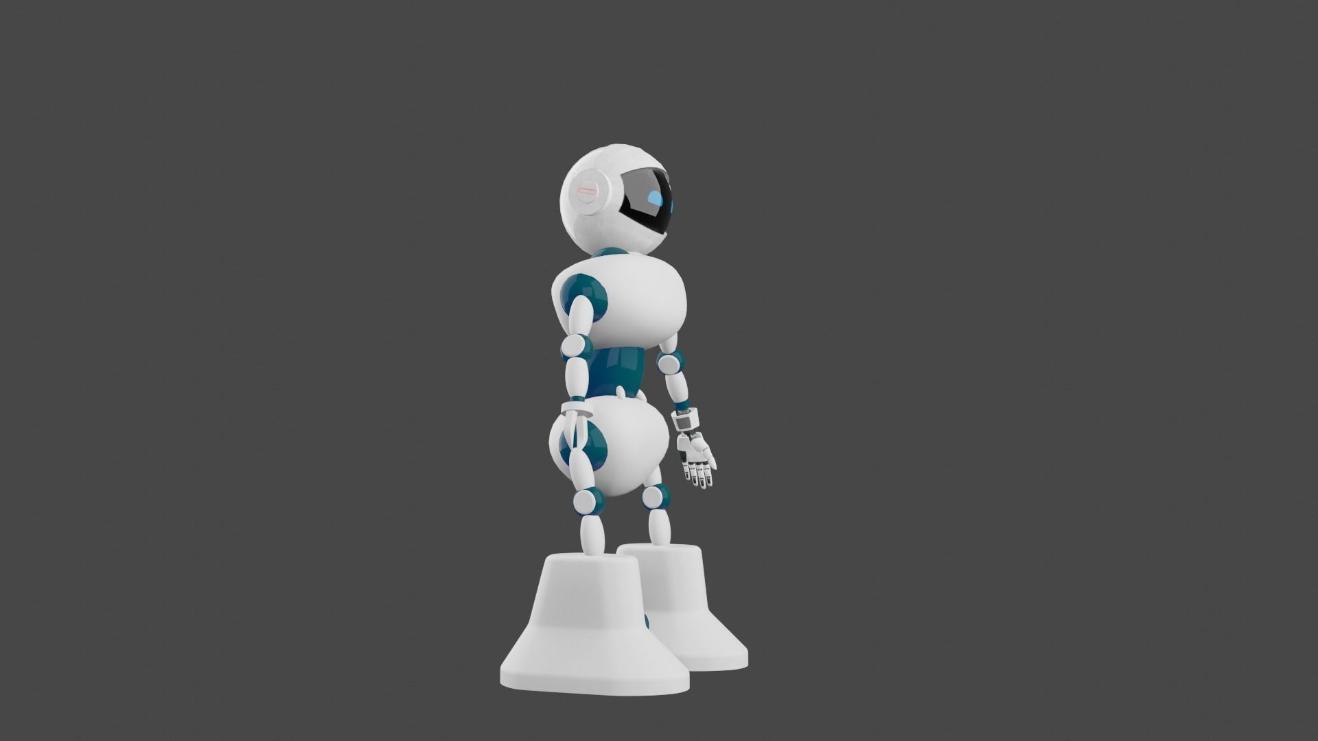 robot Free low-poly 3D model_2